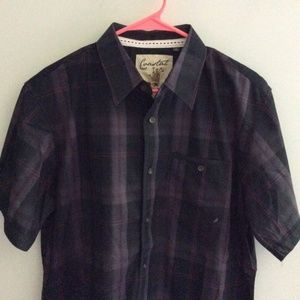 Men's Plaid button-down shirt
